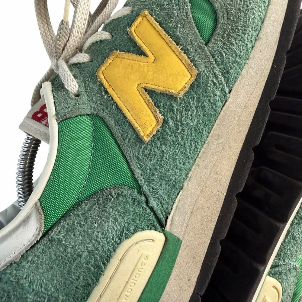 New Balance 990v1 Made in USA Men Size 10 M990GG1 Teddy Santis Green Gold - Picture 5 of 10